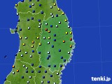 岩手県のアメダス実況(日照時間)(2019年08月12日)