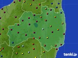 福島県のアメダス実況(日照時間)(2019年08月13日)