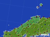 島根県のアメダス実況(日照時間)(2019年08月13日)