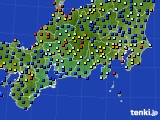 2019年08月14日の東海地方のアメダス(日照時間)