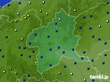 群馬県のアメダス実況(日照時間)(2019年08月14日)