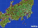 2019年08月14日の関東・甲信地方のアメダス(気温)