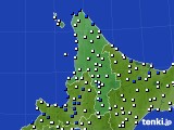 2019年08月14日の道北のアメダス(風向・風速)