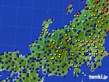 2019年08月15日の北陸地方のアメダス(日照時間)