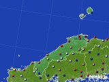 2019年08月16日の島根県のアメダス(日照時間)