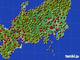 2019年08月16日の関東・甲信地方のアメダス(気温)