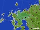 佐賀県のアメダス実況(気温)(2019年08月16日)