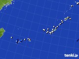 沖縄地方のアメダス実況(風向・風速)(2019年08月16日)