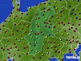 長野県のアメダス実況(日照時間)(2019年08月17日)