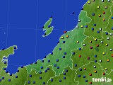 新潟県のアメダス実況(日照時間)(2019年08月19日)