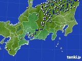 東海地方のアメダス実況(降水量)(2019年08月20日)