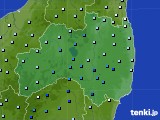 福島県のアメダス実況(降水量)(2019年08月20日)