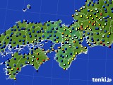 2019年08月20日の近畿地方のアメダス(日照時間)