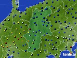 長野県のアメダス実況(日照時間)(2019年08月20日)