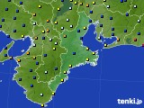 三重県のアメダス実況(日照時間)(2019年08月20日)