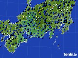 2019年08月23日の東海地方のアメダス(日照時間)