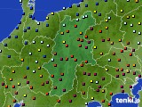 長野県のアメダス実況(日照時間)(2019年08月24日)