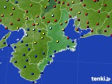 三重県のアメダス実況(日照時間)(2019年08月24日)