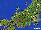 北陸地方のアメダス実況(日照時間)(2019年08月26日)