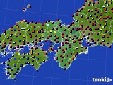 2019年08月26日の近畿地方のアメダス(日照時間)