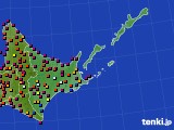 2019年08月27日の道東のアメダス(日照時間)