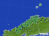 島根県のアメダス実況(降水量)(2019年08月28日)