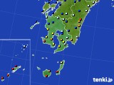 2019年08月28日の鹿児島県のアメダス(日照時間)