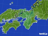 近畿地方のアメダス実況(降水量)(2019年08月29日)