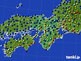 近畿地方のアメダス実況(日照時間)(2019年08月29日)