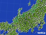 北陸地方のアメダス実況(風向・風速)(2019年08月29日)