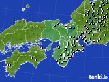 近畿地方のアメダス実況(降水量)(2019年08月30日)