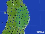 岩手県のアメダス実況(日照時間)(2019年08月30日)