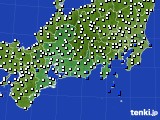 東海地方のアメダス実況(風向・風速)(2019年08月30日)