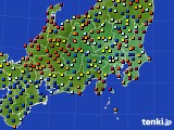 2019年08月31日の関東・甲信地方のアメダス(日照時間)