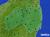 福島県のアメダス実況(日照時間)(2019年08月31日)