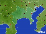 神奈川県のアメダス実況(気温)(2019年08月31日)