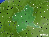 群馬県のアメダス実況(風向・風速)(2019年08月31日)