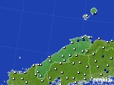 島根県のアメダス実況(風向・風速)(2019年08月31日)