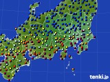 関東・甲信地方のアメダス実況(日照時間)(2019年09月02日)