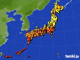 アメダス実況(気温)(2019年09月02日)