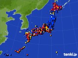 アメダス実況(日照時間)(2019年09月03日)