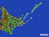 道東のアメダス実況(日照時間)(2019年09月03日)