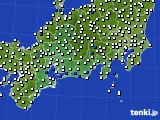 東海地方のアメダス実況(風向・風速)(2019年09月03日)