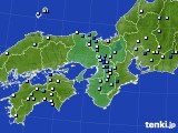 近畿地方のアメダス実況(降水量)(2019年09月04日)