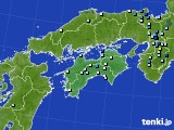 四国地方のアメダス実況(降水量)(2019年09月04日)