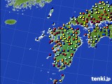 九州地方のアメダス実況(日照時間)(2019年09月04日)