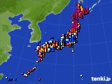 アメダス実況(日照時間)(2019年09月04日)