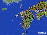 九州地方のアメダス実況(気温)(2019年09月04日)