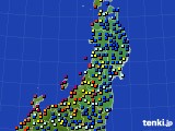 東北地方のアメダス実況(日照時間)(2019年09月05日)