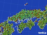 中国地方のアメダス実況(日照時間)(2019年09月05日)